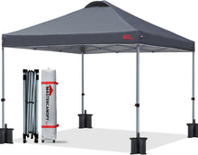 Load image into Gallery viewer, Portable 8x8 Outdoor Canopy Tent with Roller Bag - Ideal for Festivals &amp; Camping