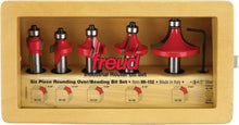 Load image into Gallery viewer, Professional 5-Piece Round Over Router Bit Set - Ideal for Woodworking Projects