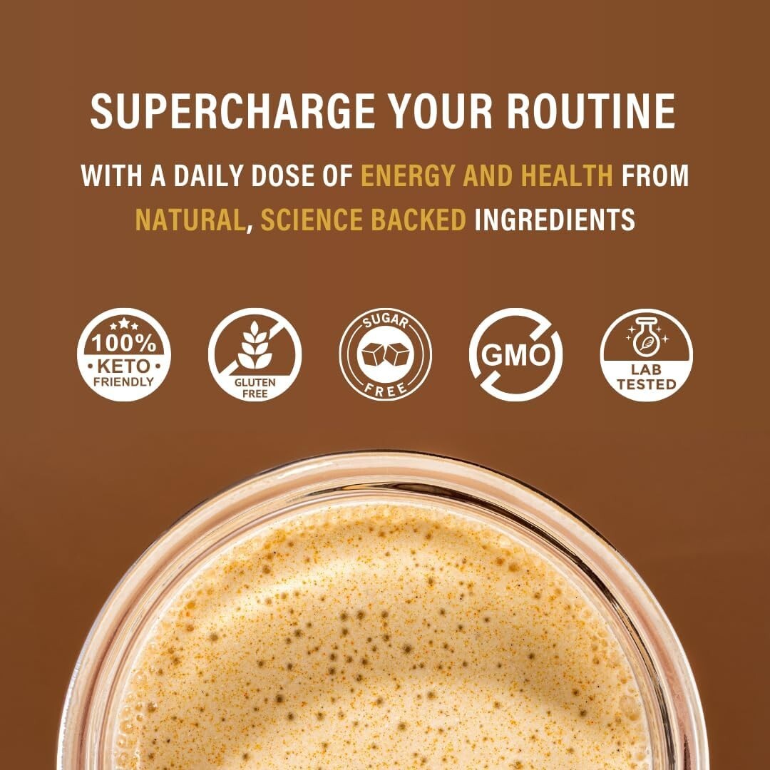 Sustained Energy Chocolate Fudge Coffee - 15 Ingredients for Peak Performance