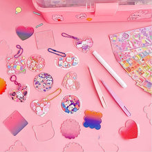 Load image into Gallery viewer, Fun and Educational Goo Card Sticker Kit for Creative Girls - 10.62" x 6.69"