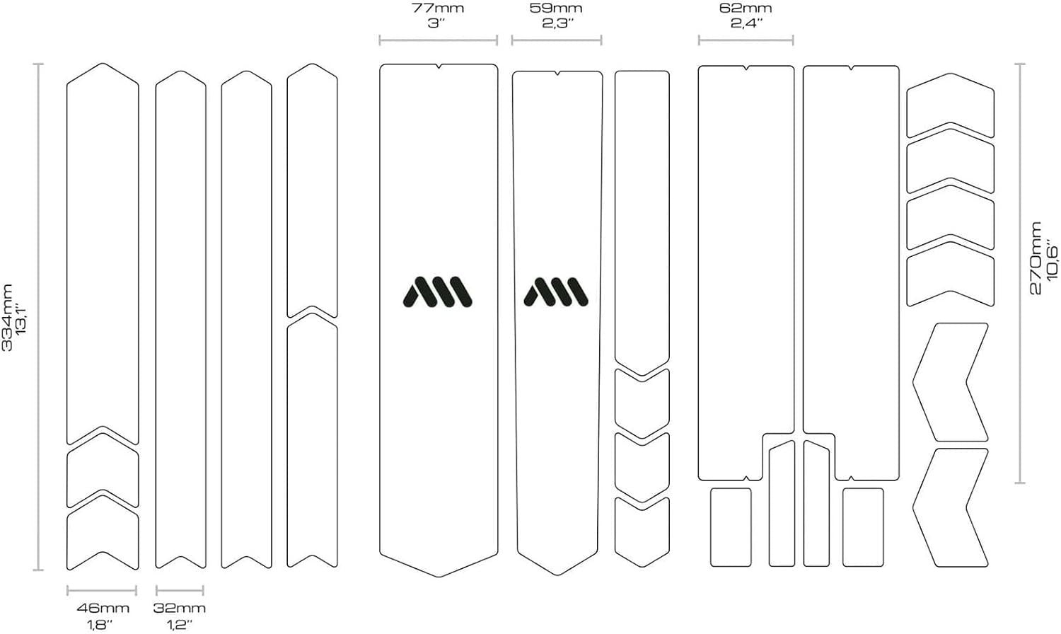 Durable High-Impact Bike Frame Guard - Ultimate Resistance Against Scratches