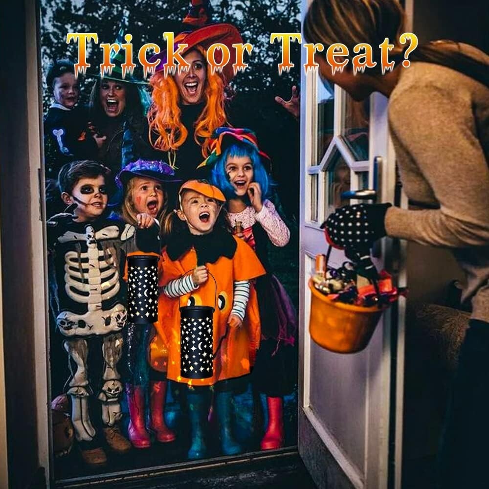 Elegant Solar Garden Lanterns – Art Deco Pathway Lights for Outdoor Decor