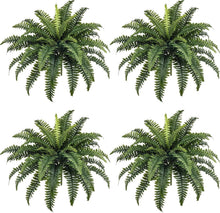 Load image into Gallery viewer, Realistic 35" Fake Boston Ferns - 4 Bespoke Bundles for Low Maintenance Elegance