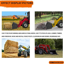 Load image into Gallery viewer, Universal 60" Tractor Bucket Forks - Durable 2000lb Capacity, Safe &amp; Adjustable