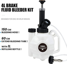Load image into Gallery viewer, Complete Brake Fluid Bleeder Kit with 1L Bottle - Easy One-Person Operation