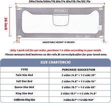 Load image into Gallery viewer, U-Shape Toddler Bed Rail for California King Bed - Modern Grey Safety Guard