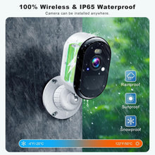 Load image into Gallery viewer, AI-Powered 2K Outdoor Security Cameras with Rechargeable Battery &amp; Night Vision