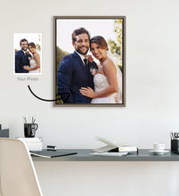 Load image into Gallery viewer, 16x20 Custom Printed Canvas Art - Hand-Framed Gray Wall Decor for Any Room