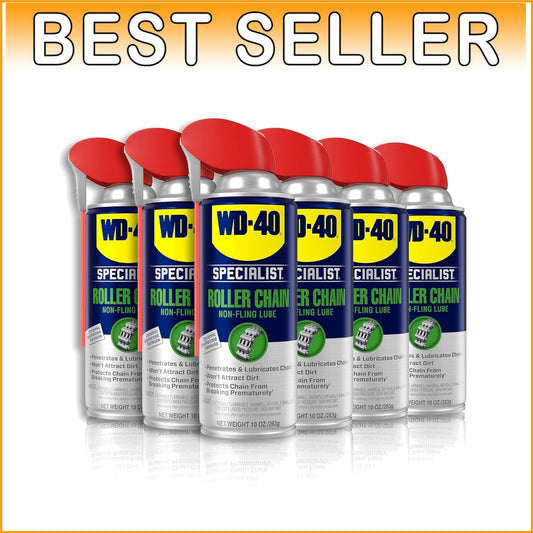 Essential Non-Fling Chain Lubricant Pack, 10 OZ - Rust Protection & Performance