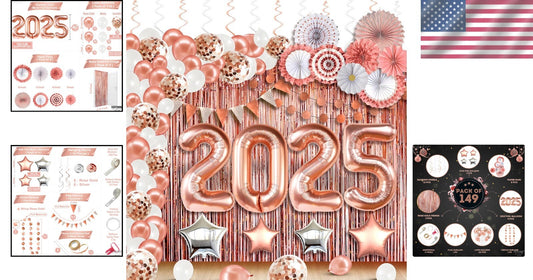 Giant 40-Inch 2025 Balloons with Fringe Backdrop for Ultimate Grad Celebration