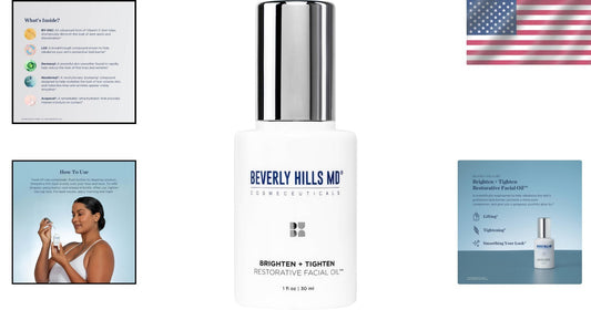 Revitalizing Face Oil - Reduce Wrinkles, Brighten Skin & Lighten Dark Spots