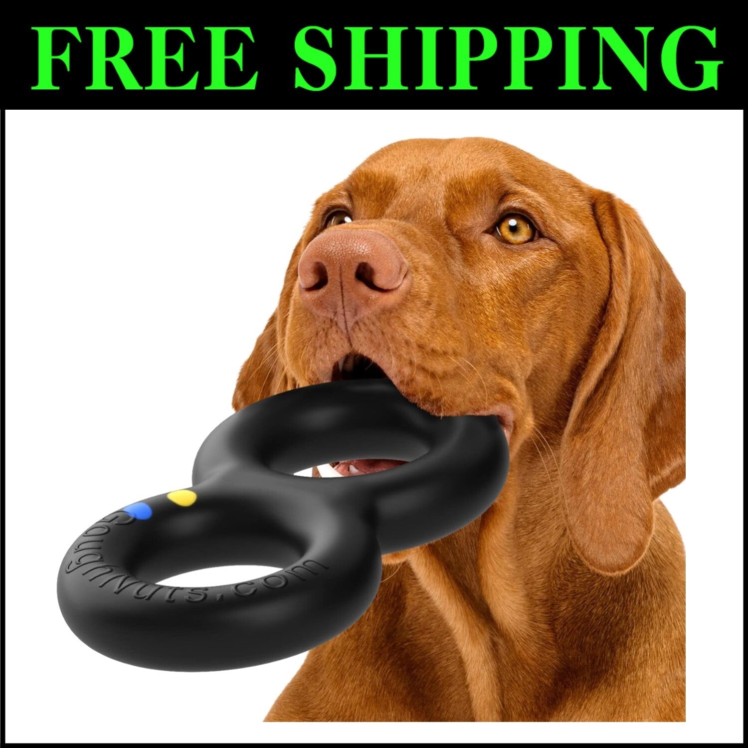 Large Durable Tug Dog Toy for Powerful Chewers - Guaranteed for Life