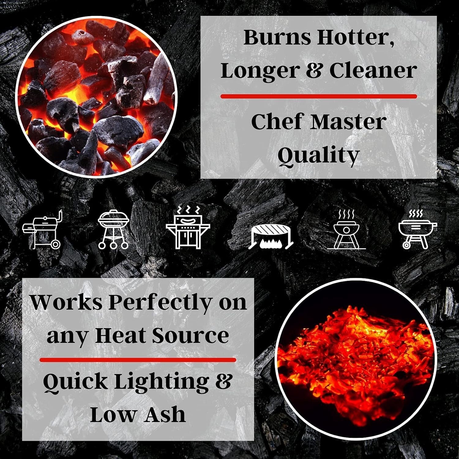 Easy Lighting Hardwood Lump Charcoal - Authentic BBQ Experience, 16 lbs