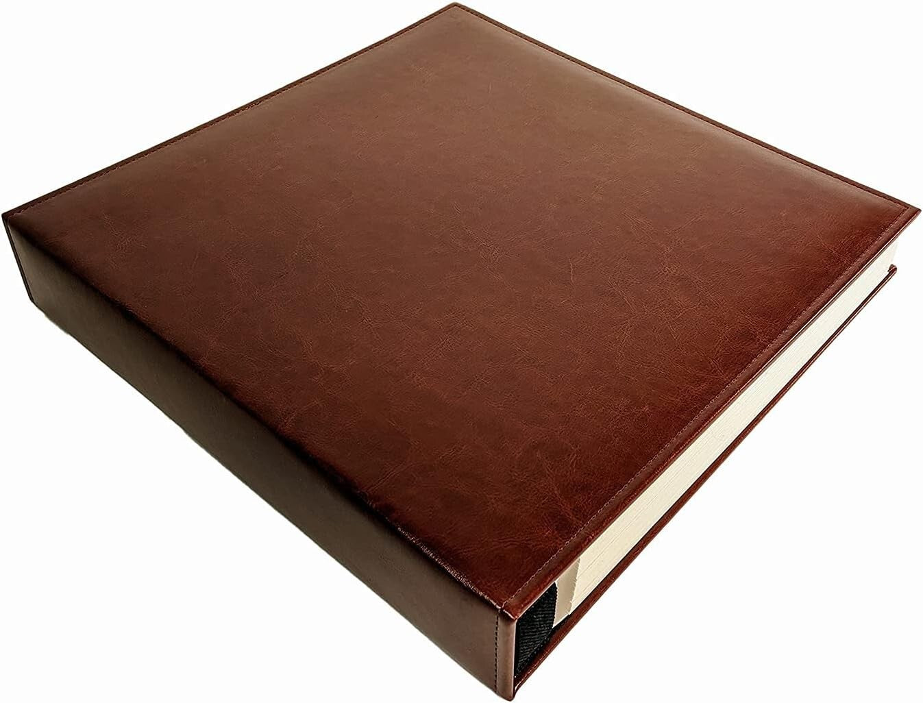 Elegant Vegan Leather Graduation Photo Album - 100 Pages & Self-Adhesive Sheets