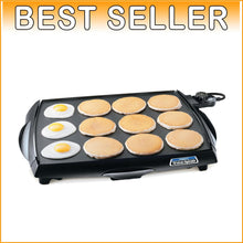 Load image into Gallery viewer, Extra-Large Ceramic Electric Griddle with Drip Tray - Perfect for Family Meals