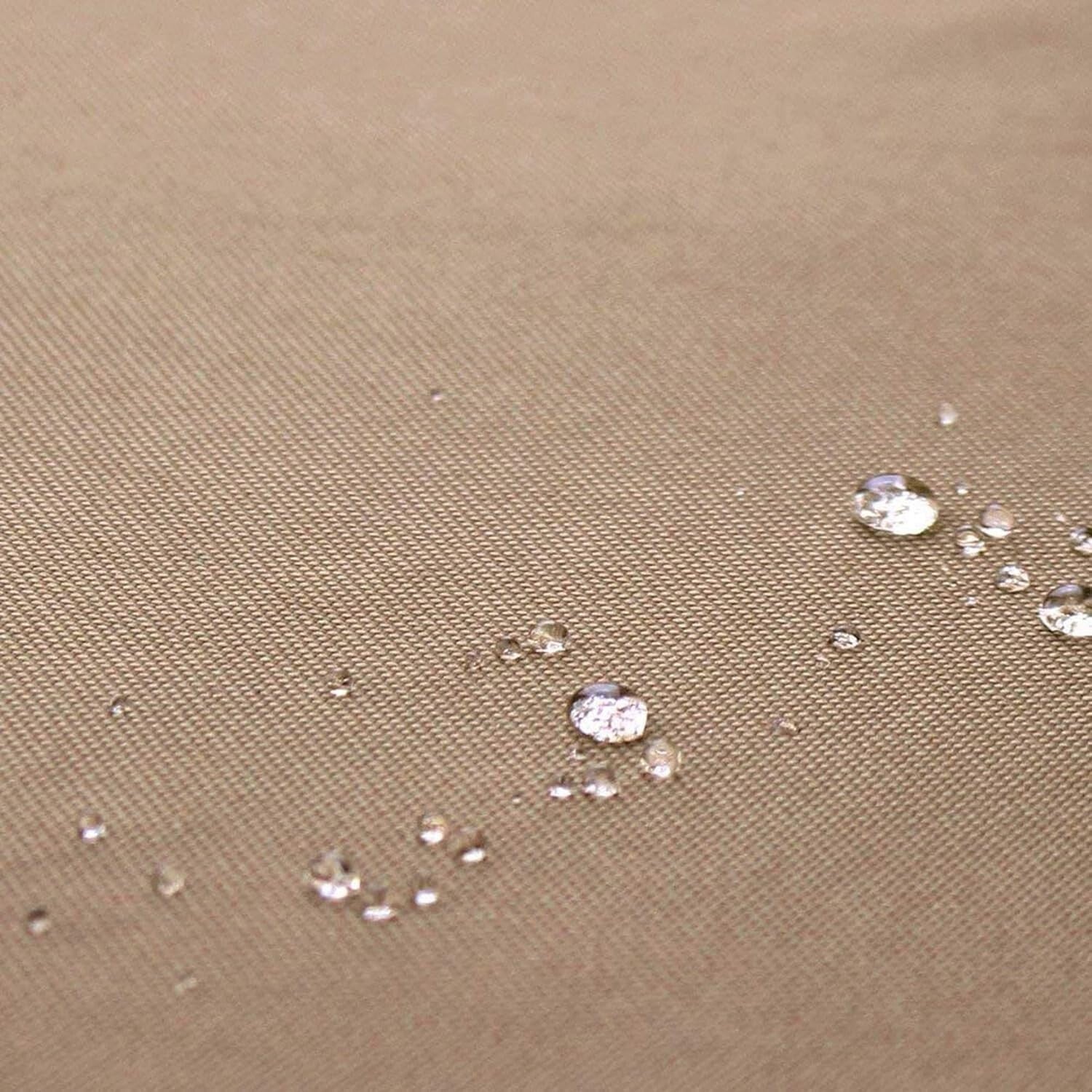 Solid Brown Outdoor Chair Covers - Heavy-Duty Protection for 76" x 32" Chairs