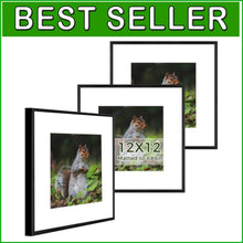 Load image into Gallery viewer, Contemporary 12x12 Metal Frames - Perfect for Engaging Gallery Wall Displays