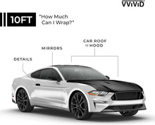 Load image into Gallery viewer, Premium 10ft x 5ft Matte Black Car Wrap Film - Scratch Resistant &amp; Easy to Apply