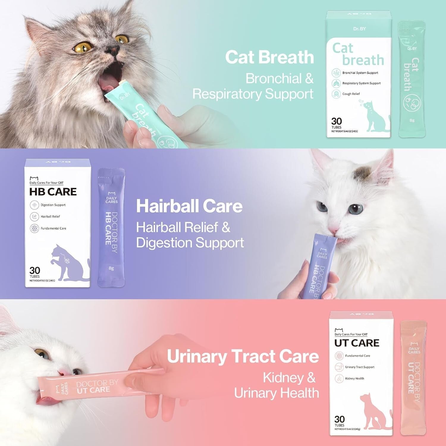 Asthma & Cough Relief for Cats - Delicious Chicken Gel for Respiratory Wellness