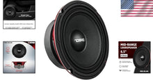 Load image into Gallery viewer, 6.5" Midrange Loudspeaker - Premium 250W RMS for Enhanced Audio Experience