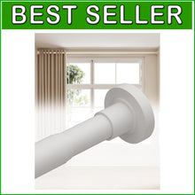 Load image into Gallery viewer, Durable No-Drill Tension Curtain Rods 66-120 Inch - Stability for Every Window