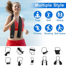 Load image into Gallery viewer, Portable Cooling Towels Set - 20 Soft, Quick-Dry Towels for Exercise &amp; Hot Days