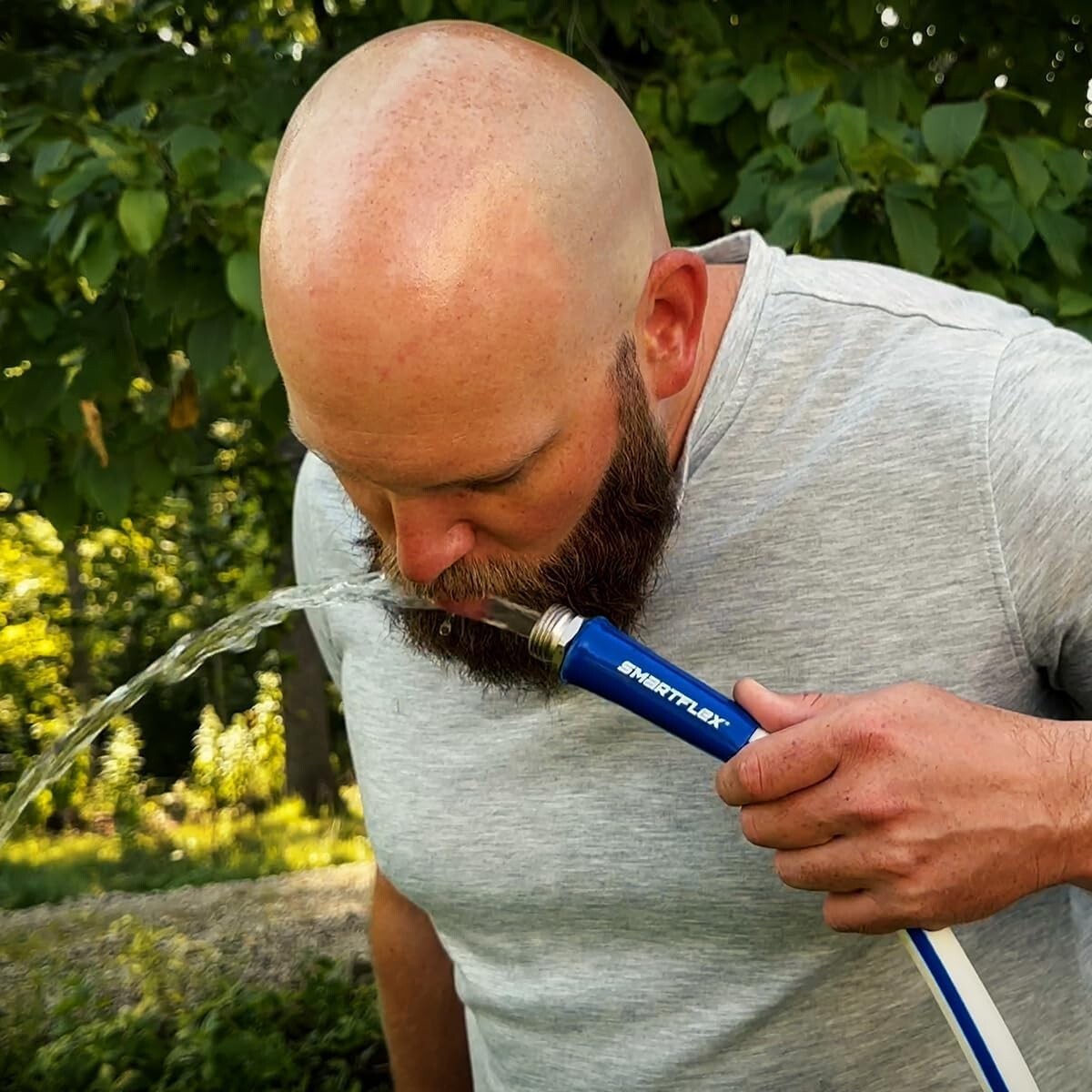 1/2" x 50 ft Hybrid Polymer Water Hose - All-Weather Flexibility for RV & Marine