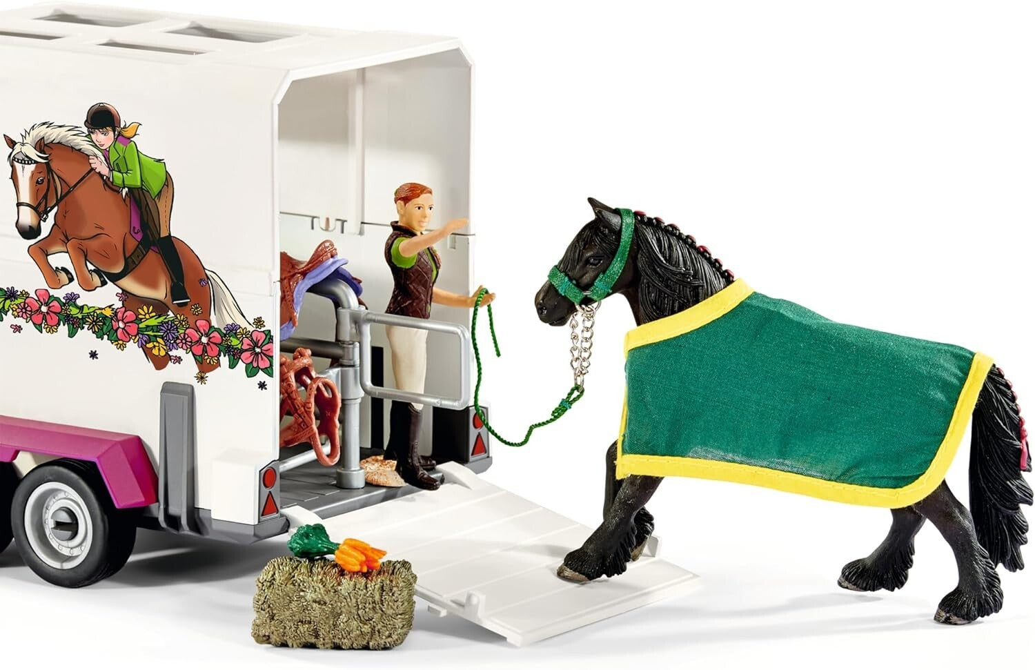 Detailed 38-Piece Horse Club Trailer & Truck Adventure Set for Creative Play