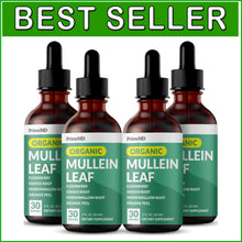 Load image into Gallery viewer, 5-in-1 Mullein Drops Tincture for Lung Support - 120 Servings Backed by Nature