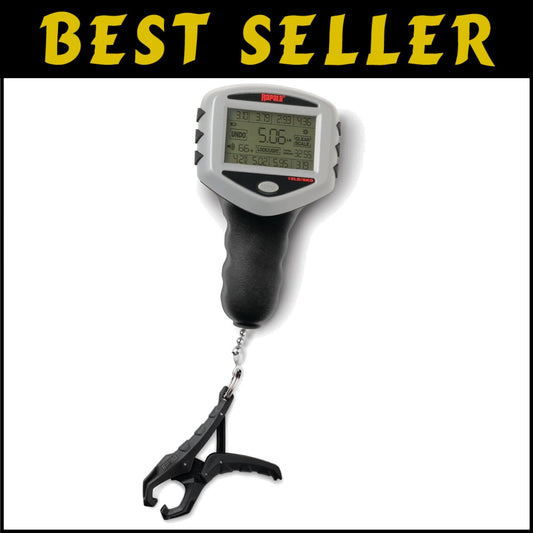 Water-Resistant 15lb Touch Screen Tournament Fish Scale with Memory Backup