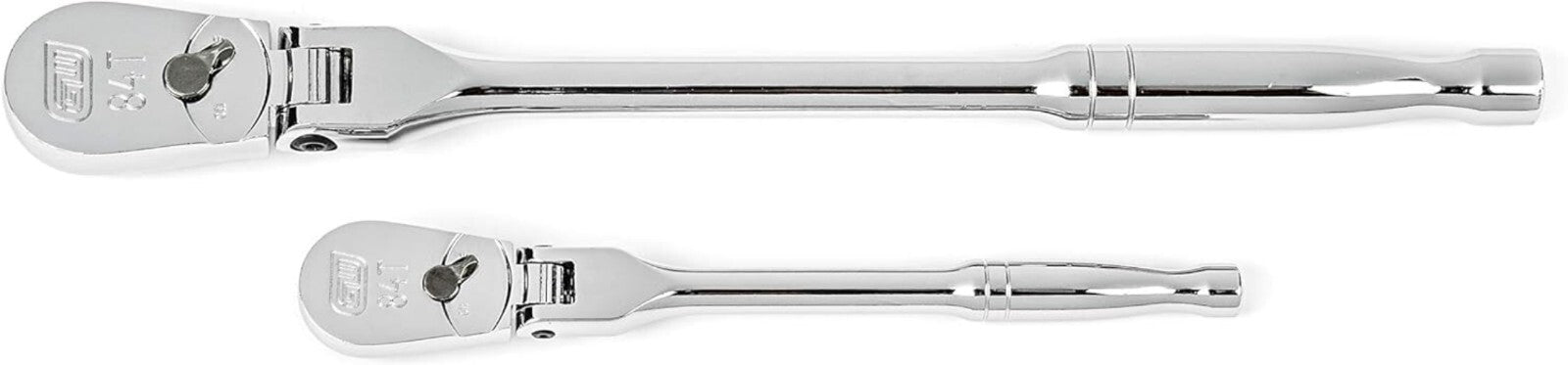 2-Piece Flex Head Ratchet Set with 84 Tooth Mechanism - Professional Quality