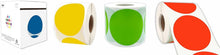 Load image into Gallery viewer, Effortless Organization with 3-Inch Round Color Code Stickers - 4 Vibrant Colors