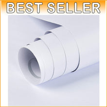 Load image into Gallery viewer, Large Coverage Self-Adhesive White Wallpaper - 15.7" x 39.4 Ft for Home Makeover