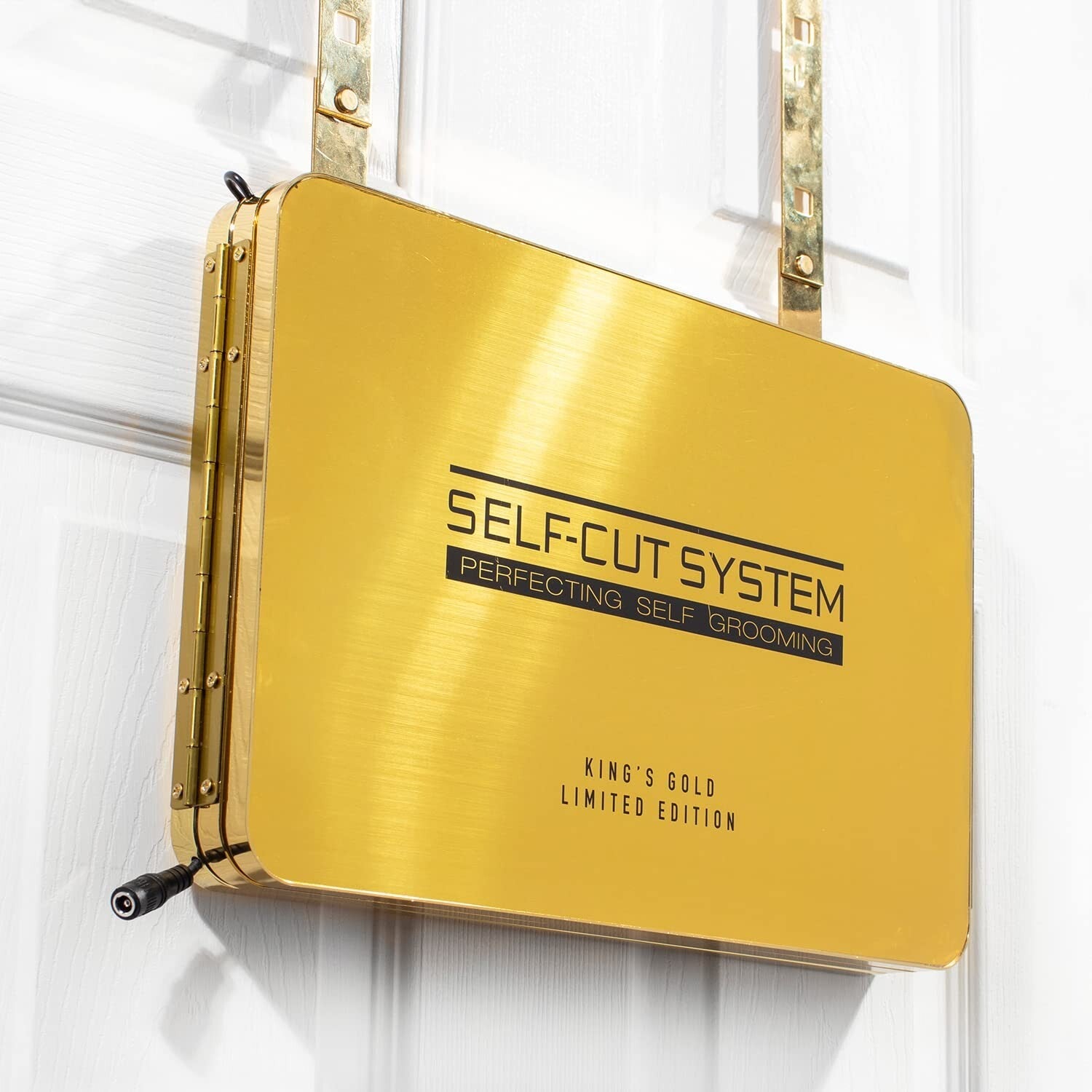 Luxury Gold Plated 360 Haircut Mirror with App Support for Mastering Cuts