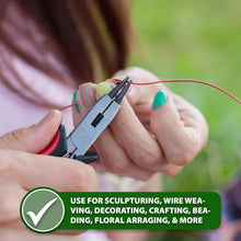 Load image into Gallery viewer, 12 Gauge Aluminum Craft Wire - 276 FT Silver Black for Jewelry &amp; Sculpting