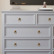 Load image into Gallery viewer, 12 Elegant Antique Brass Ring Pulls for Cabinets - Effortless Installation