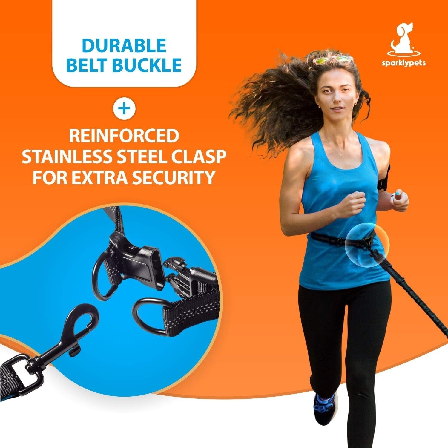 Durable Dual Dog Leash with Comfortable Padded Handles - Best for Medium/Large