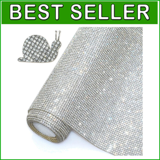 DIY Car Bling Rhinestone Sticker - 81000 Crystal Gems on 15.8" x 39.4" Sheet