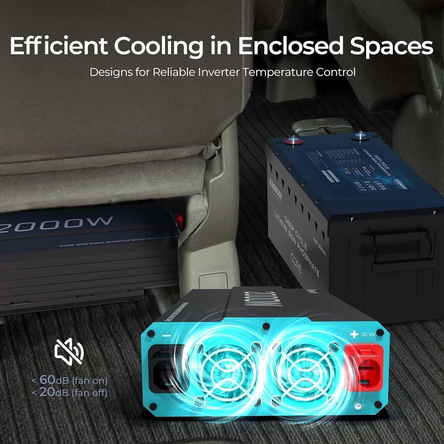 Powerful 2000W DC to AC Converter for Off-Grid Solar – USB & Remote Control