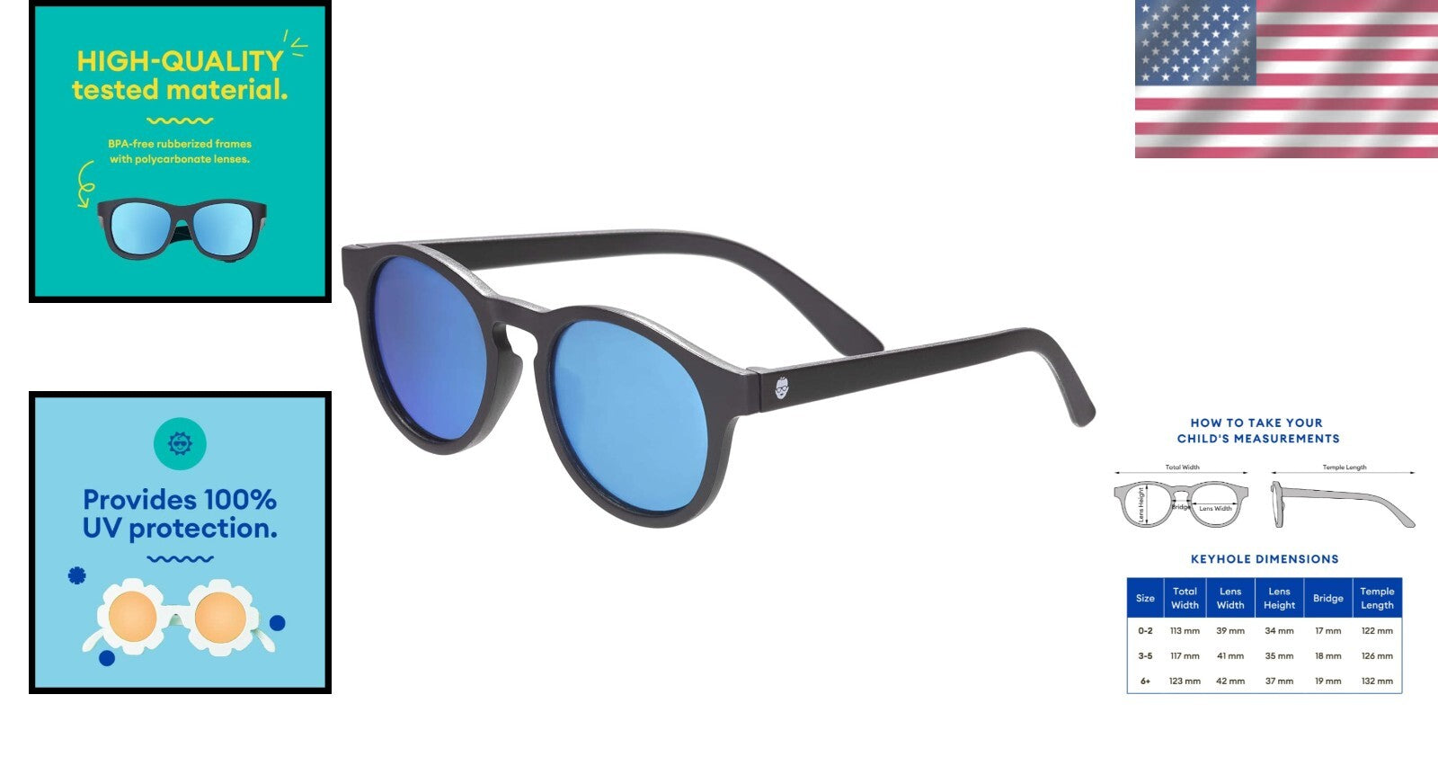 Lightweight Women's Polarized Sunglasses with Mirror Coating & UV Defense