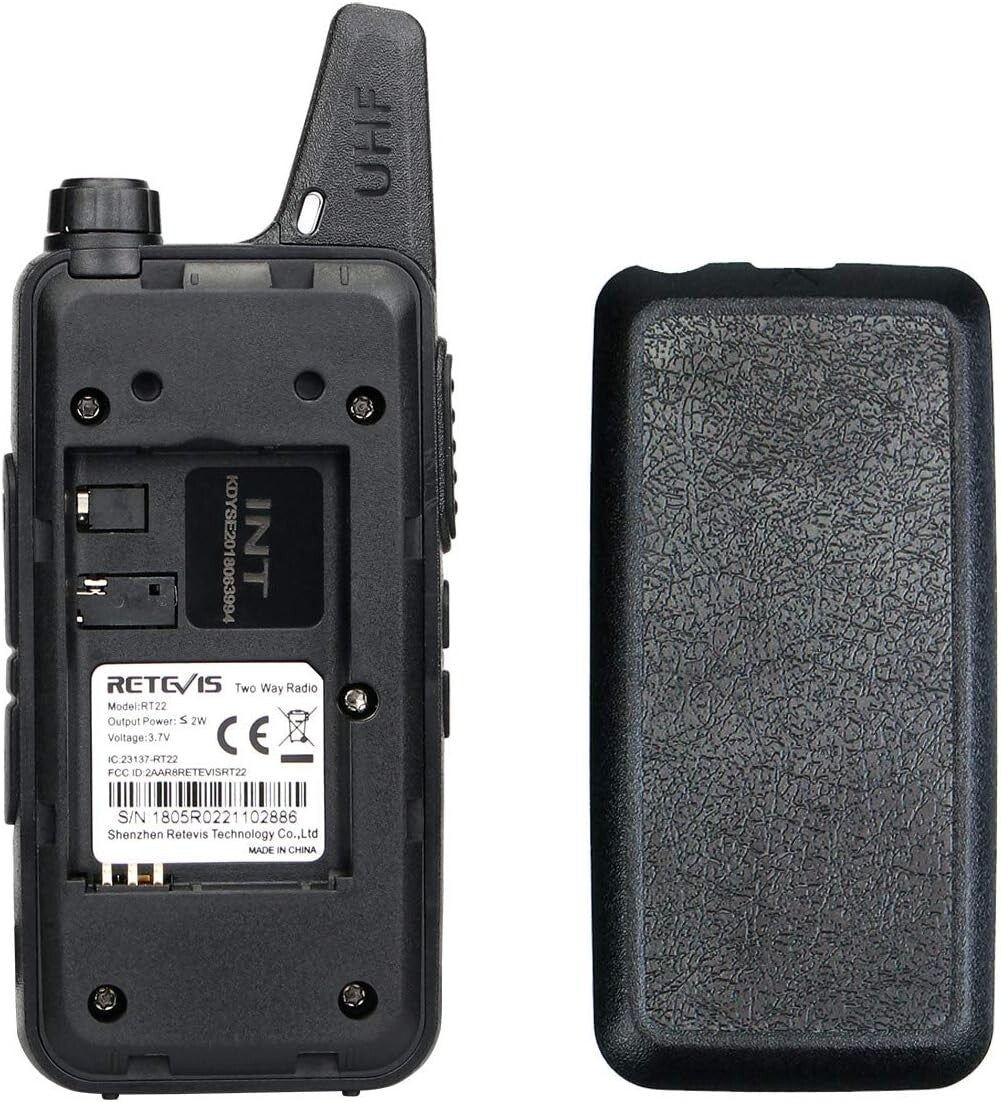 Efficient Walkie Talkies - 6 Pack Rechargeable Two-Way Radios with Multi Charger