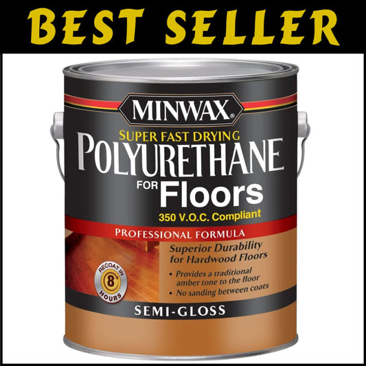 Super Fast-Drying Polyurethane Finish - 350 VOC Semi-Gloss, Gallon (128 Oz)