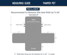 Load image into Gallery viewer, Stylish Rose Violet Recliner Slipcover with Elastic Strap - Kid &amp; Pet Safe
