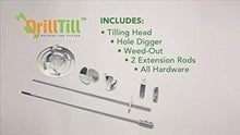 Load image into Gallery viewer, Drill Till 3-in-1 Gardening Tool Set – Ergonomic Solution for Weeding &amp; Tilling