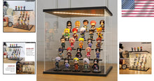 Load image into Gallery viewer, Multi-Tier LED Acrylic Display Case for Collectibles &amp; Funko Pops - 11.8x11x11.8