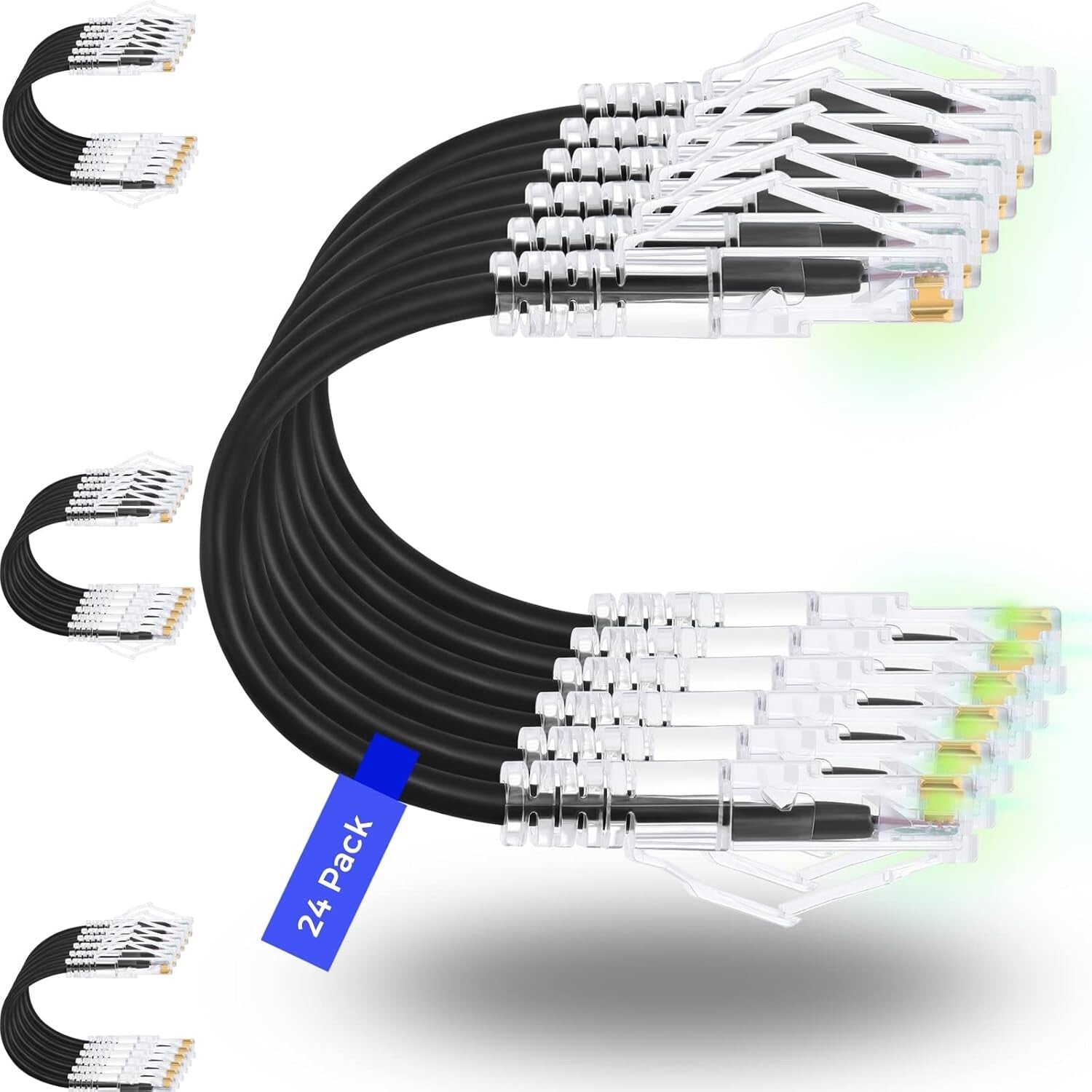 High-Speed Cat6 Ethernet Patch Cable 7ft - Perfect for Network Organization
