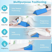 Load image into Gallery viewer, Triangular Incline Pillows for Back &amp; Leg Support - Ideal for Bedridden Patients