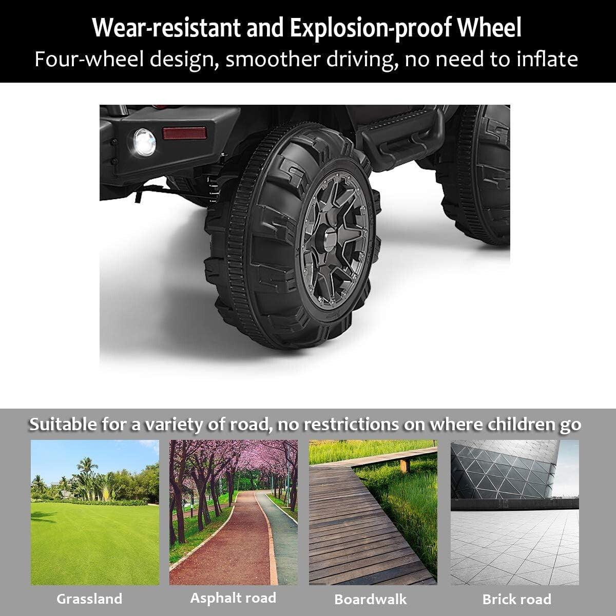 Durable 12V Kids Ride On Truck with Soft Start & Remote Control - For Ages 3-7