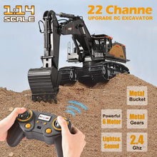Load image into Gallery viewer, High-Performance RC Excavator with Metal Shovel - Great Gift for Boys &amp; Adults