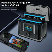 Load image into Gallery viewer, Intelligent Storage &amp; Fast Charging Hub for Insta360 X4 Batteries - 4.4V Output